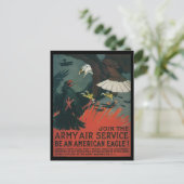 Oorlogstijd Briefkaarten Amerikaanse adelaars (Staand voorkant)