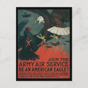 Oorlogstijd Briefkaarten Amerikaanse adelaars