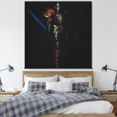 oorlogstrips canvas afdruk (Insitu (Slaapkamer))