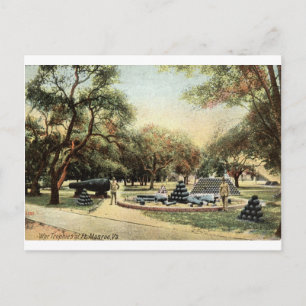 Oorlogstrofeeën, Ft. Monroe Virginia 1914  Briefkaart