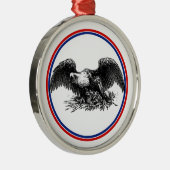 oorlogstrook metalen ornament (Rechts)