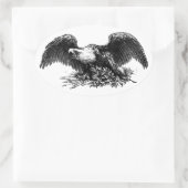  oorlogstrook ovale sticker (Tas)