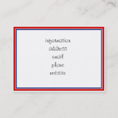  oorlogstrook visitekaartje (Achterkant)