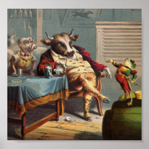 Oorlogsverhalen Fron General Frog Poster