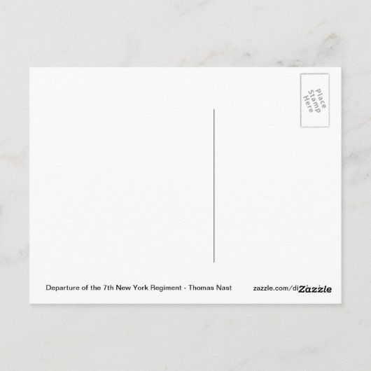 Oorlogsvertrek Briefkaart (Achterkant)