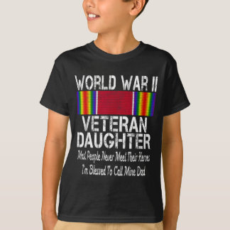 Oorlogsveteraan uit WO II Dochter - Militair Vet T-shirt