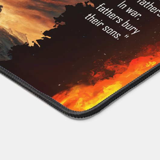 Oorlogsveteranen en vrede - Legersoldaten Desk Mat (Hoek)