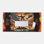 Oorlogsveteranen en vrede - Legersoldaten Desk Mat (Keyboard & Muis)