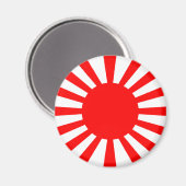 Oorlogsvlag van het imperiale Japanse leger Magneet (Voorkant / Achterkant)