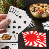 Oorlogsvlag van het imperiale Japanse leger Speelkaarten (Insitu)