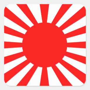 Oorlogsvlag van het imperiale Japanse leger Vierkante Sticker