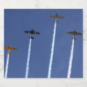 Oorlogsvlakken fleslabels bier etiket (Enkel label)