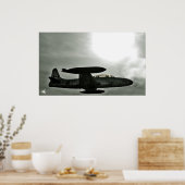 oorlogsvliegtuig poster (Keuken)