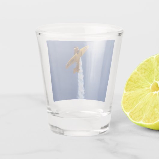 Oorlogsvliegtuig Shot Glas (Achterkant)