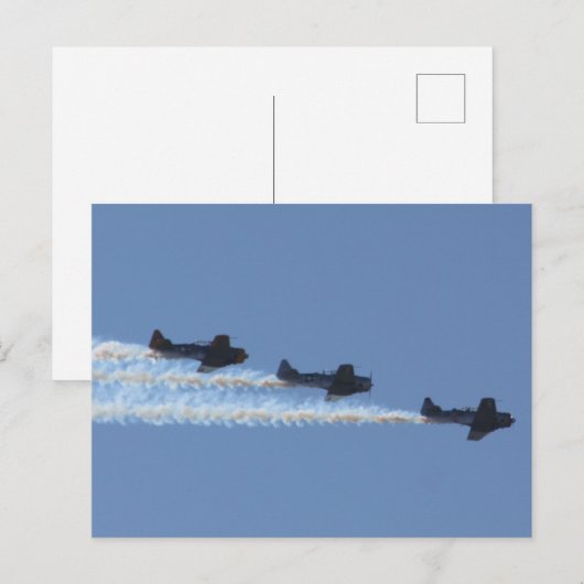 Oorlogsvliegtuigen Briefkaart (Voorkant / Achterkant)