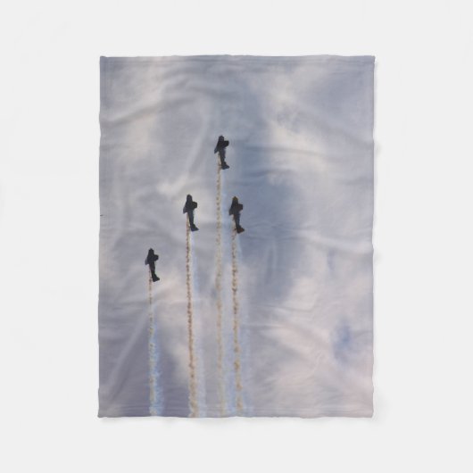 Oorlogsvliegtuigen Fleece Deken (Voorkant)