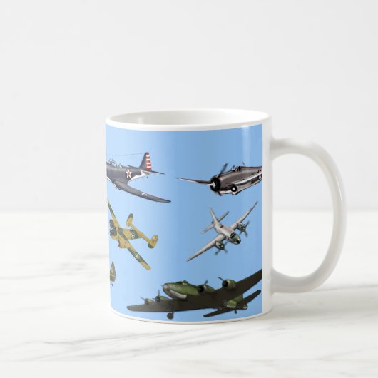 Oorlogsvliegtuigen Koffiemok (Rechts)