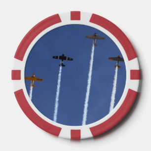 Oorlogsvliegtuigen Poker Chips