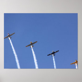 Oorlogsvliegtuigen Poster