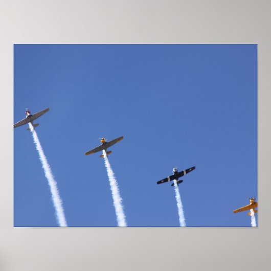 Oorlogsvliegtuigen Poster (Voorkant)