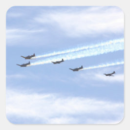 Oorlogsvliegtuigen Vierkante Sticker