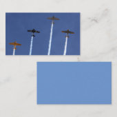 Oorlogsvliegtuigen Visitekaartjes (Voorkant / Achterkant)