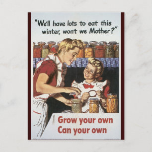 Oorlogswerk - posters werken - Kan je je eigen lev Briefkaart