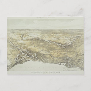 Oorlogszetel in Europa Briefkaart