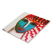 Oorspronkelijk Abstract portret van een vrouw Tegeltje (Zijkant)