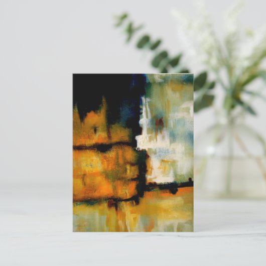 Oorspronkelijk Abstract schilderen Briefkaart (Staand voorkant)