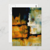 Oorspronkelijk Abstract schilderen Briefkaart (Voorkant / Achterkant)