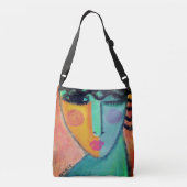 Oorspronkelijk Abstract schilderen Crossbody Tas (Achterkant)