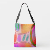 Oorspronkelijk Abstract schilderen Crossbody Tas (Achterkant)