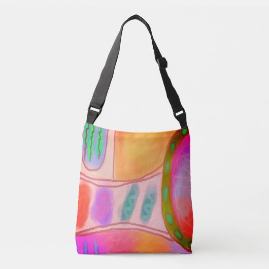 Oorspronkelijk Abstract schilderen Crossbody Tas (Voorkant)