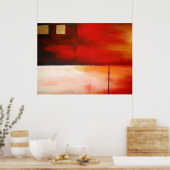Oorspronkelijk Abstract schilderen Kunstmatig Post Poster (Keuken)