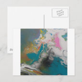 Oorspronkelijk Abstract Storm van het Wind van Tor Briefkaart (Voorkant / Achterkant)