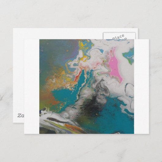 Oorspronkelijk Abstract Storm van het Wind van Tor Briefkaart (Voorkant / Achterkant)