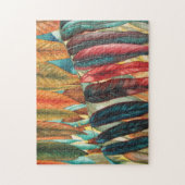 oorspronkelijk afbeelding van bladeren en levendig legpuzzel (Verticaal)