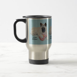 oorspronkelijk afbeelding van een schattige hond reisbeker