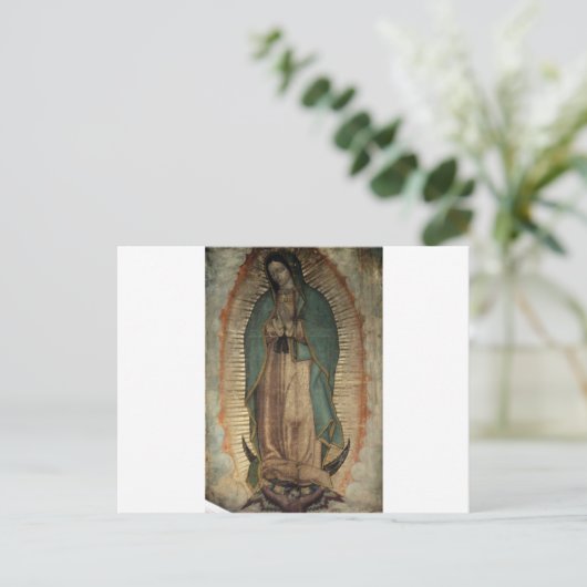 Oorspronkelijk Afbeelding van onze dame van Guadal Briefkaart (Staand voorkant)