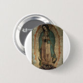 Oorspronkelijk Afbeelding van onze dame van Guadal Ronde Button 5,7 Cm (Voorkant /achterkant)