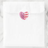 Oorspronkelijk Amerikaans symbool Amerikaanse vlag Ronde Sticker (Tas)