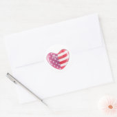 Oorspronkelijk Amerikaans symbool Amerikaanse vlag Ronde Sticker (Envelop)
