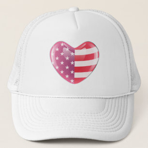 Oorspronkelijk Amerikaans symbool Amerikaanse vlag Trucker Pet