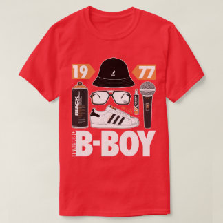 Oorspronkelijk B-Boy MC DJ Hip Hop Graffiti Breaki T-shirt