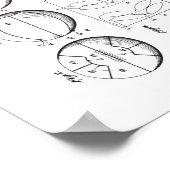 Oorspronkelijk Basket Ball-patent,  Poster (Hoek)