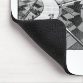 Oorspronkelijk beroemde tekening "dag en nacht" muismat (Hoek)