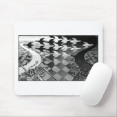 Oorspronkelijk beroemde tekening "dag en nacht" muismat (Met muis)