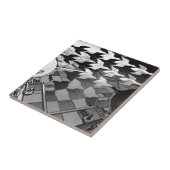 Oorspronkelijk beroemde tekening "dag en nacht" tegeltje (Zijkant)