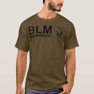 Oorspronkelijk BLM Bureau landbeheer BLACK 2 T-shirt